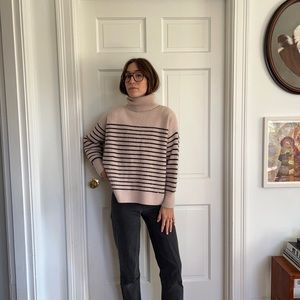 Hatch Collection Wool/Cashmere Striped Sweater